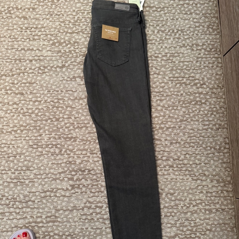 AG The Stevie Slim Straight Ankle Jeans-size 30-NWT-grey